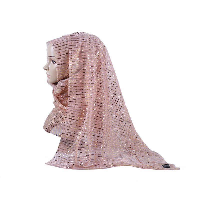 Vrouwen Sequin Arabische Hoed Arabische Wrap Sjaal Tulband Hoed