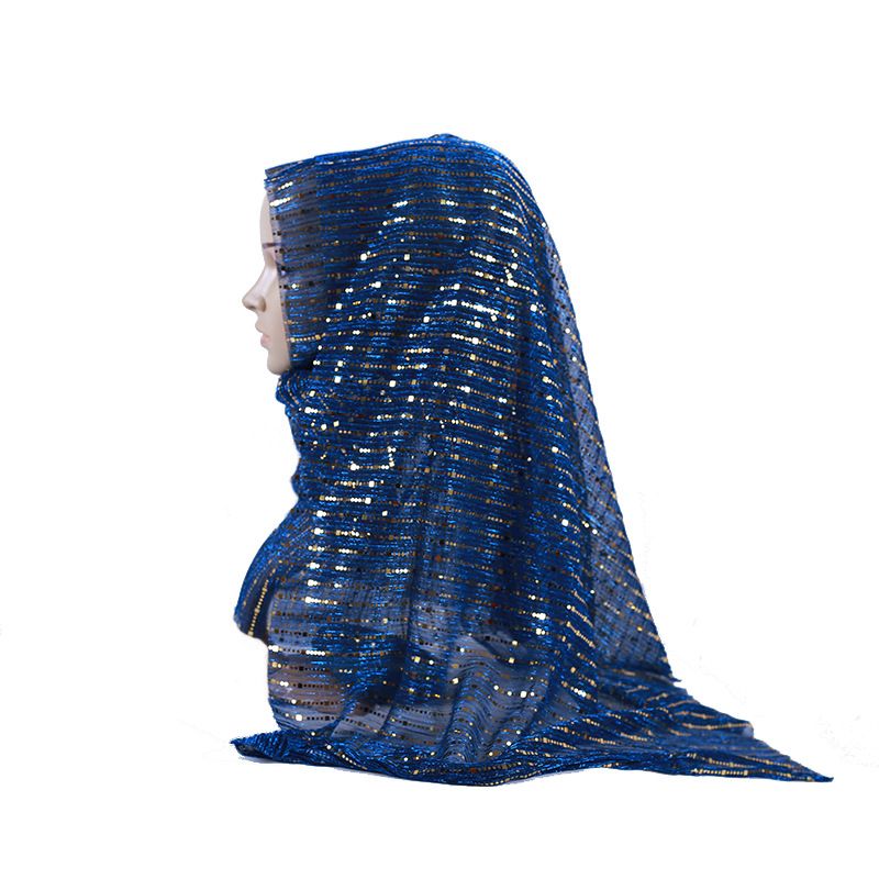 Vrouwen Sequin Arabische Hoed Arabische Wrap Sjaal Tulband Hoed