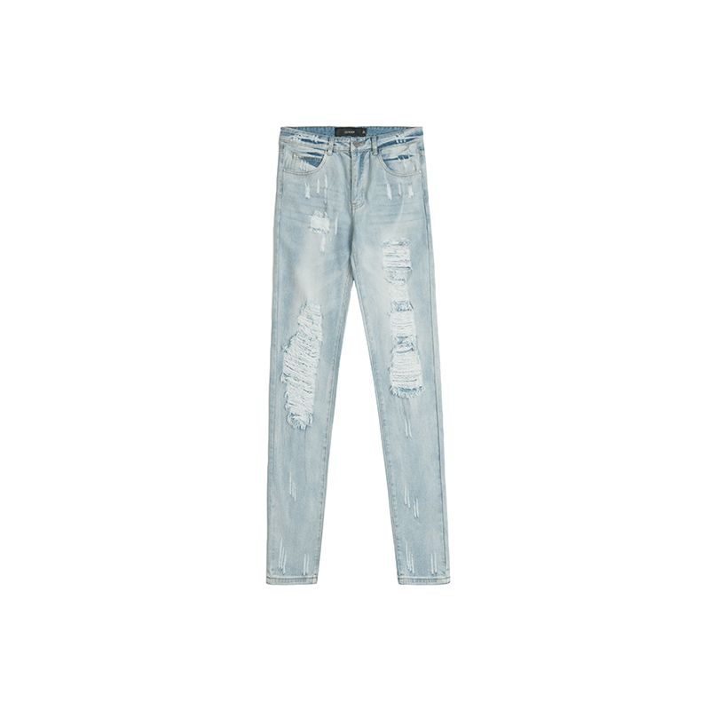 Losse High Street Gescheurde Jeans Voor Heren