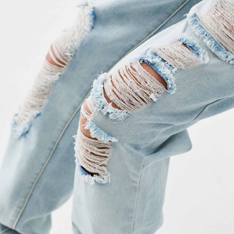 Losse High Street Gescheurde Jeans Voor Heren