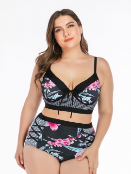 Bikini Met Print In Grote Maten