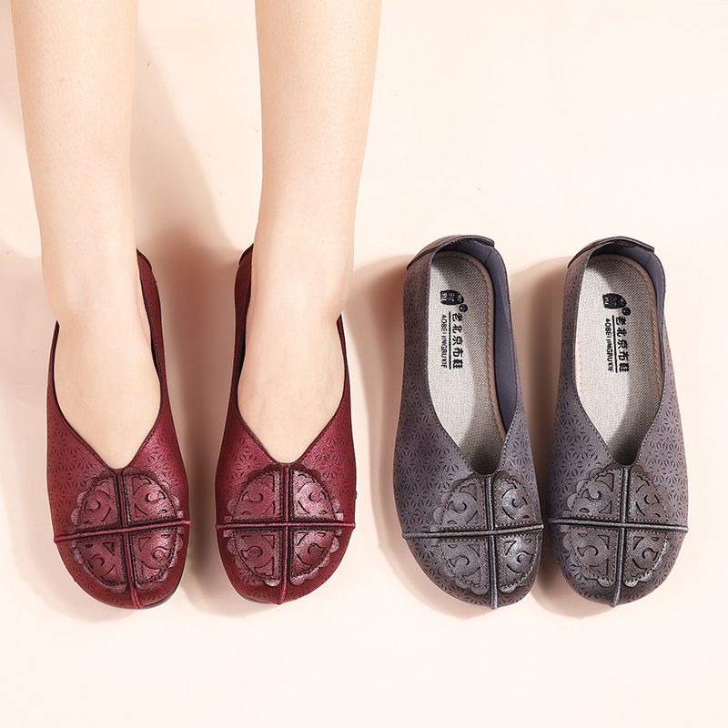 Dames Casual Effen Kleur Holle Comfortabele Antislip Flats