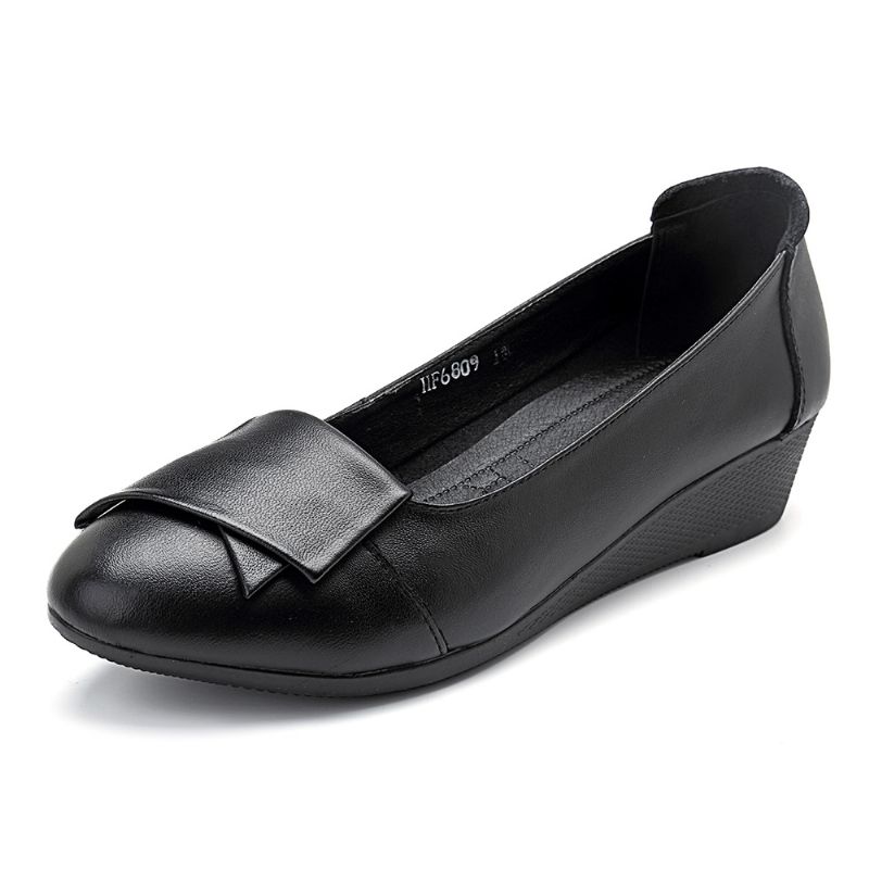 Dames Comfortabele Zachte Leren Flats Loafers