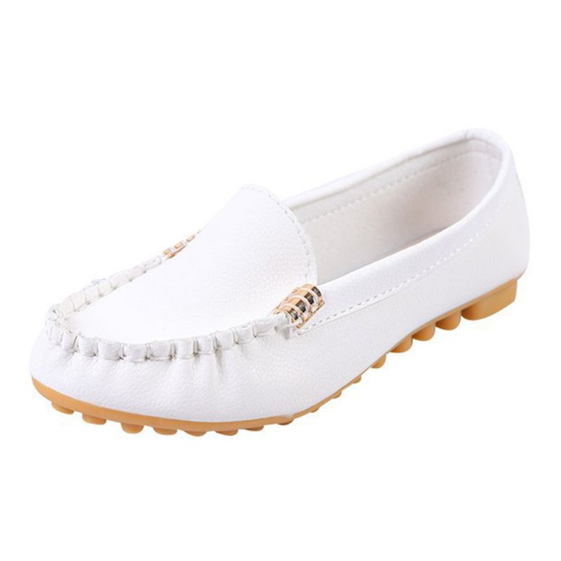 Dames Die Antislip Zachte Zool Casual Slip-on Loafers Dragen