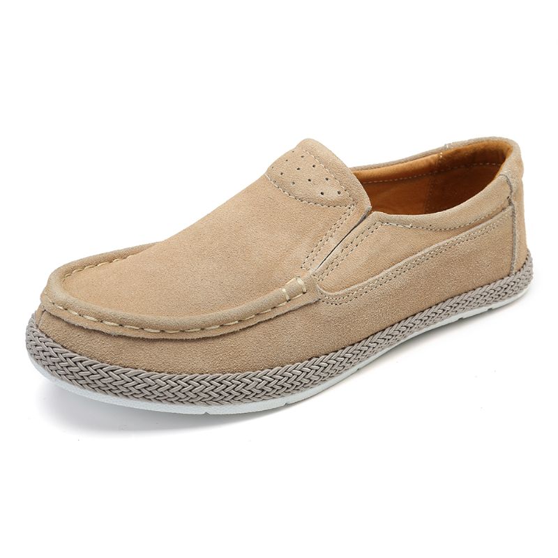 Dames Draagbare Effen Kleur Casual Slip Op Flats