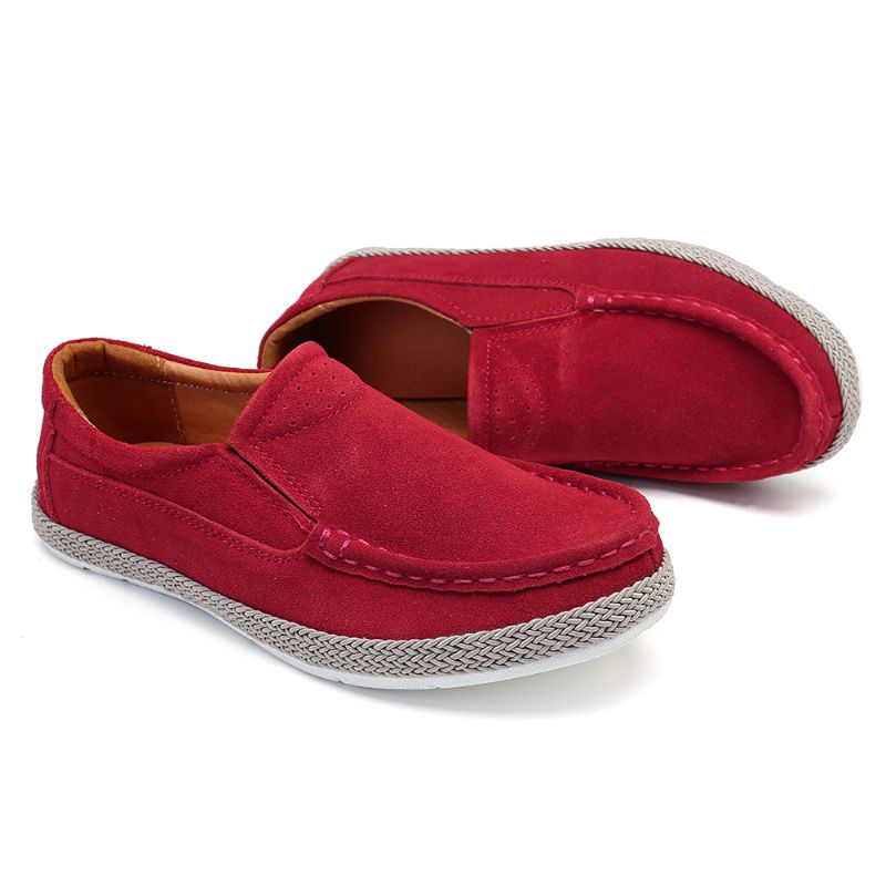 Dames Draagbare Effen Kleur Casual Slip Op Flats