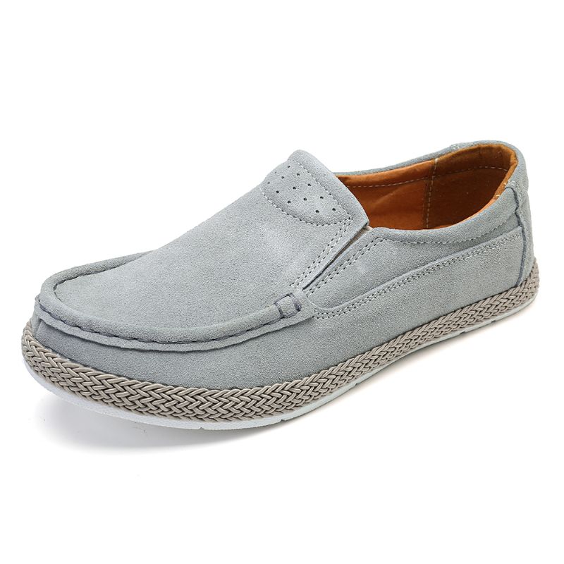 Dames Draagbare Effen Kleur Casual Slip Op Flats