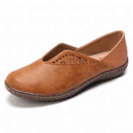 Dames Stitcing Antislip Casual Slip Op Flats