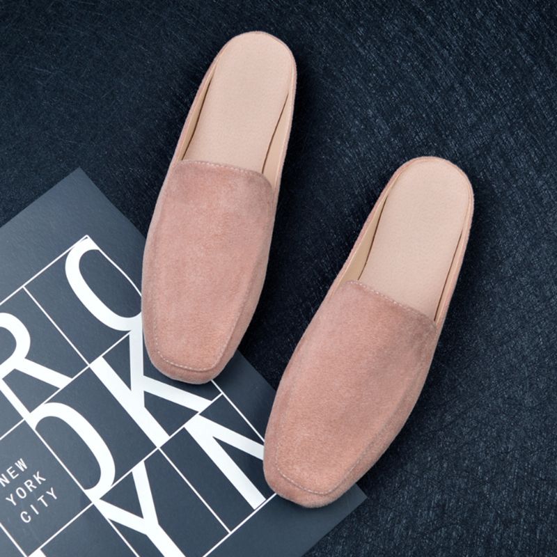 Grote Maat Pure Kleur Lichtgewicht Casual Flats Loafers