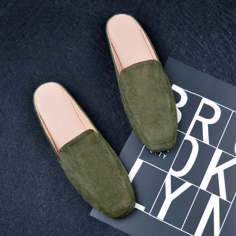 Grote Maat Pure Kleur Lichtgewicht Casual Flats Loafers