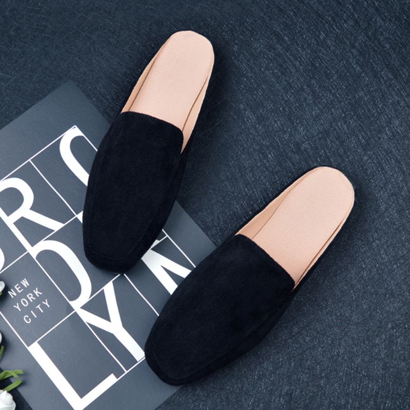 Grote Maat Pure Kleur Lichtgewicht Casual Flats Loafers