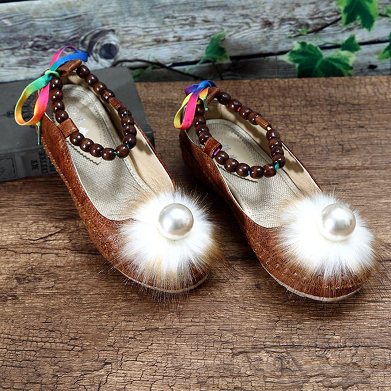 Vrouwen Met Kleurrijke Flats Loafers Met Kralen