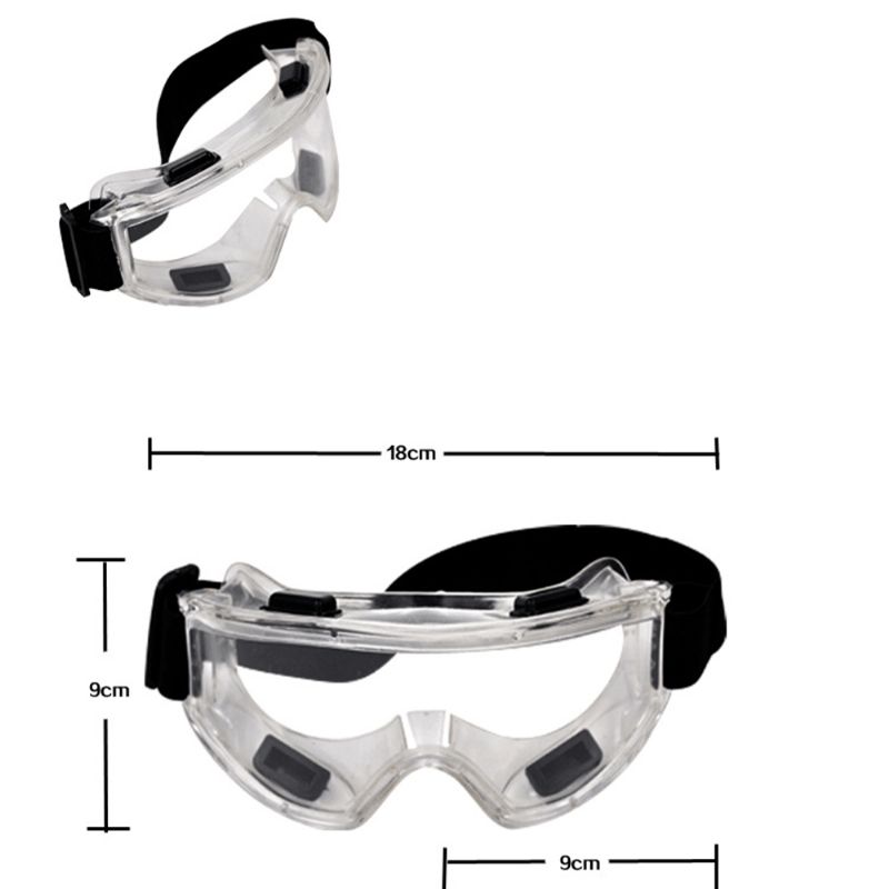 Anti-condens Anti-shock Bril Volledig Gesloten Beschermende Optische Bril