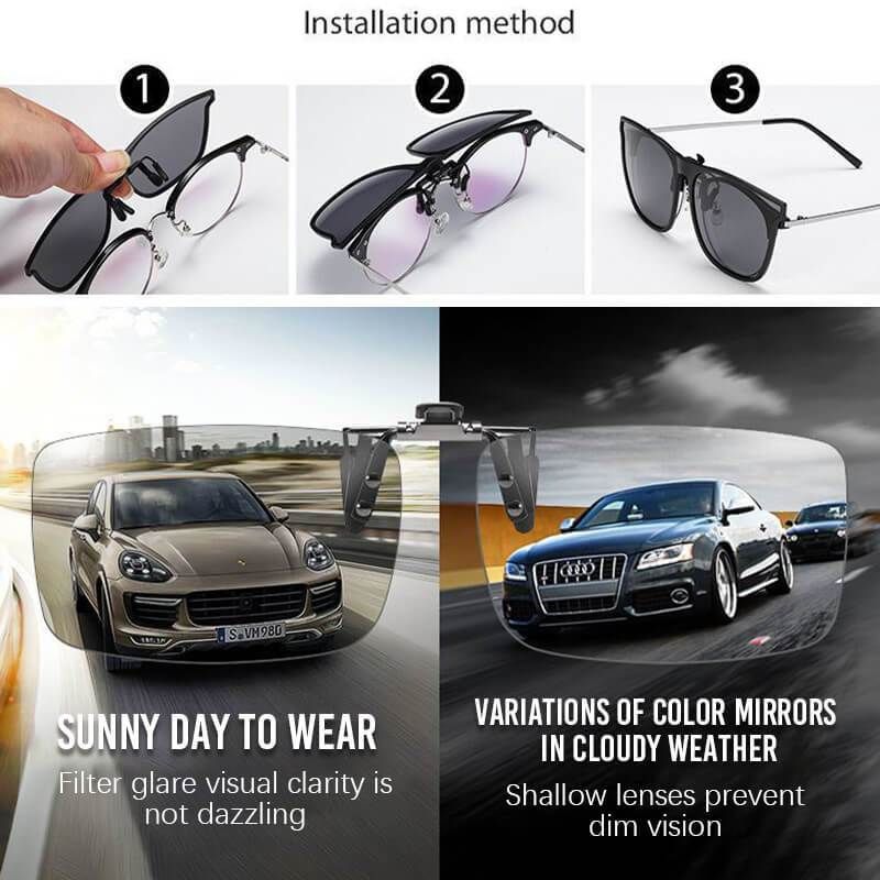 Clip-on Zonnebril Voor Mannen En Vrouwen Bijziendheid