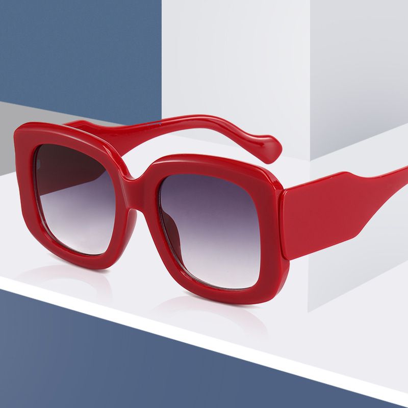 Dames Trendy Big Frame Mode Europese En Amerikaanse Vierkante Zonnebril