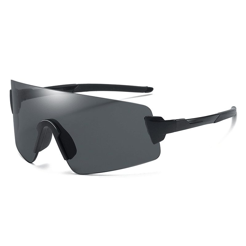 Fiets Zandbestendige Frameloze Zonnebril Zwart Outdoor