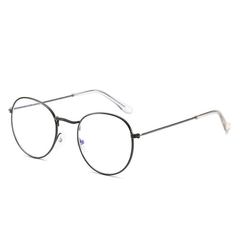 Metalen Frame Bril Voor Vrouwen Vintage Anti Blauw Blokkeren Optische Brillen Metalen Vlakte Spektakel Oculos Luxe Gafas Lunette