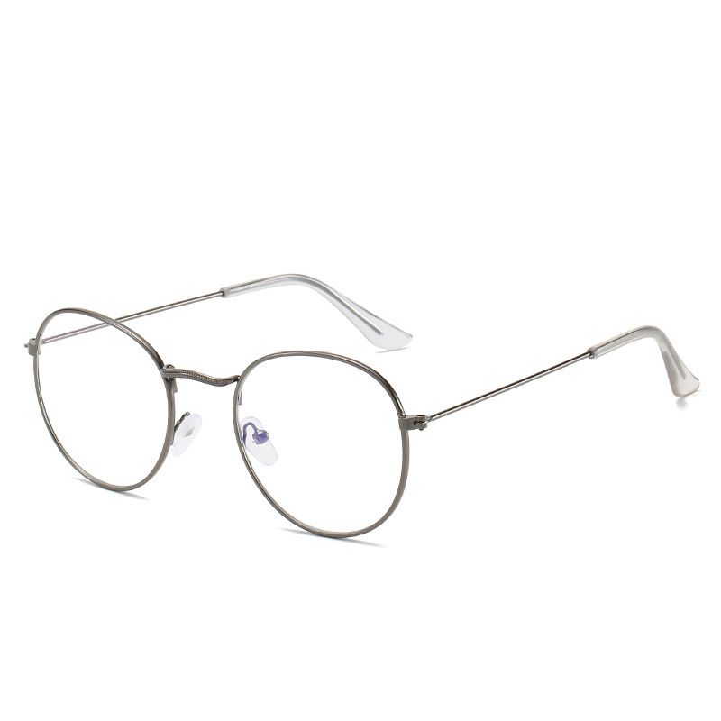 Metalen Frame Bril Voor Vrouwen Vintage Anti Blauw Blokkeren Optische Brillen Metalen Vlakte Spektakel Oculos Luxe Gafas Lunette