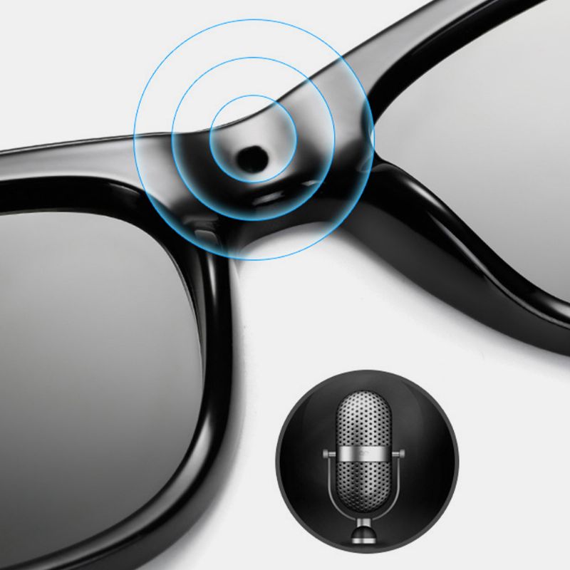 Unisex Bluetooth Headset Anti-blauw Licht Intelligentie Touch Outdoor Riding Effen Bril