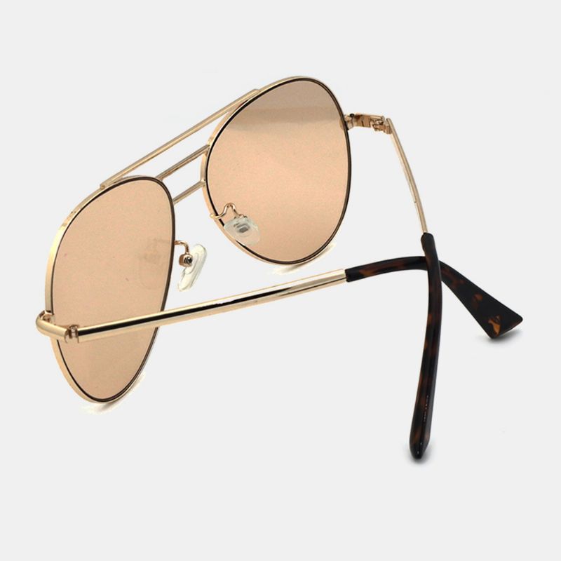 Unisex Metalen Smalle Rand Volledig Frame Mode Casual Uv-bescherming Zonnebril