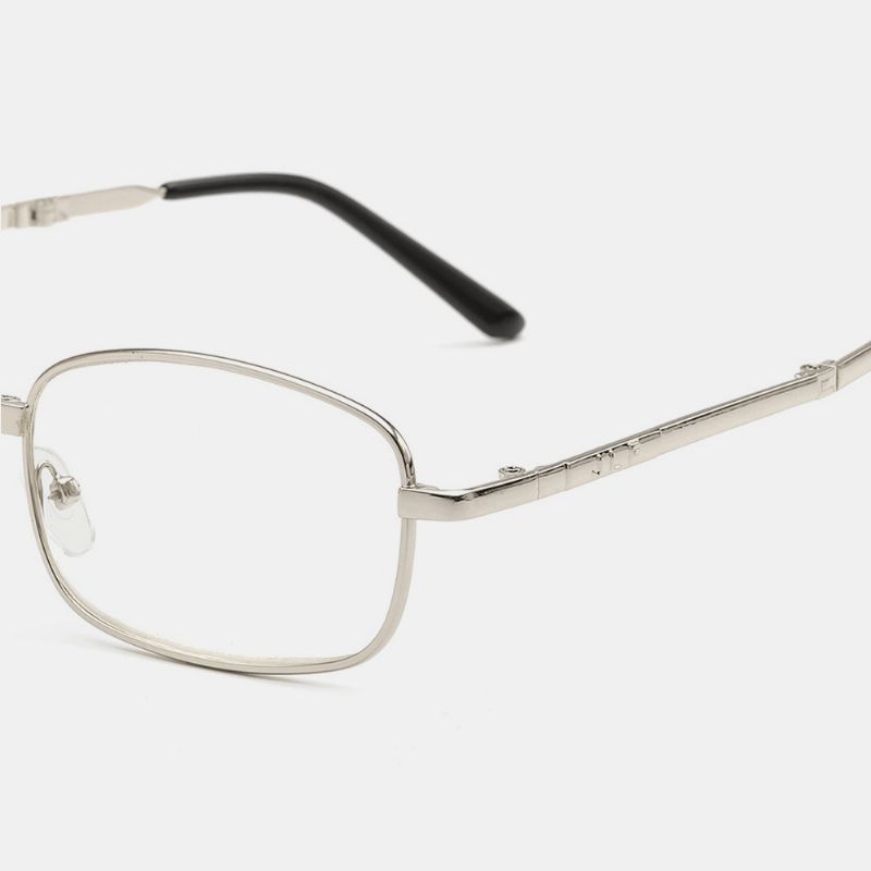 Unisex Opvouwbare Anti-blauw Licht Draagbare Metalen Frame Leesbril Verziend Bril