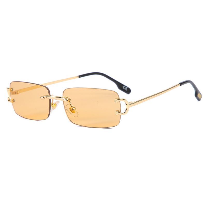 Vierkante Montuurloze Zonnebrillen Zonnebrillen En Persoonlijkheidsbrillen