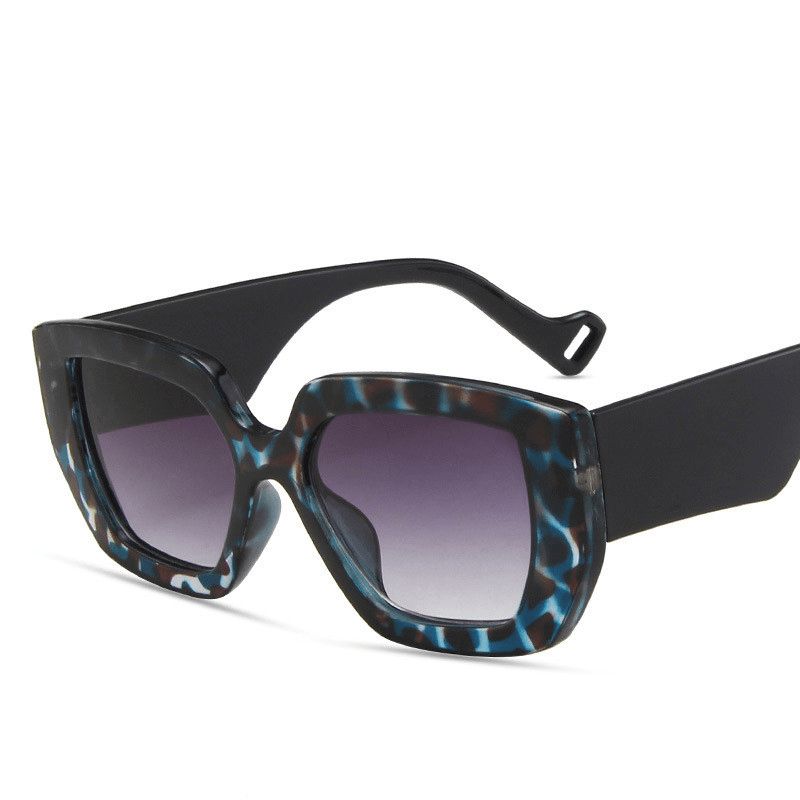 Zonnebril Aan De Zijkant Persoonlijkheid Polygon Contrast-zonnebril Retro-zonnebril