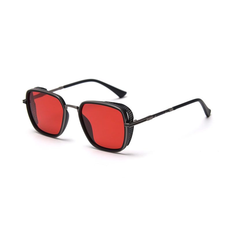 Zonnebril Met Vierkant Montuur Voor Heren Stijlvolle Zonnebril Voor Autorijden