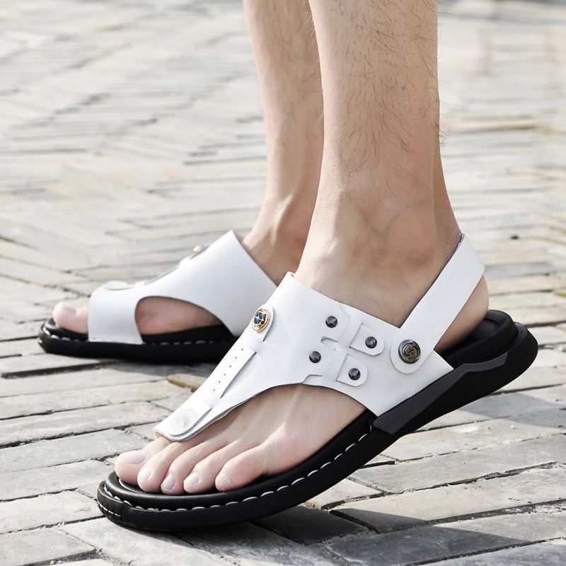 Heren Two-ways Zachte Ademende Antislip Casual Outdoor Sandalen