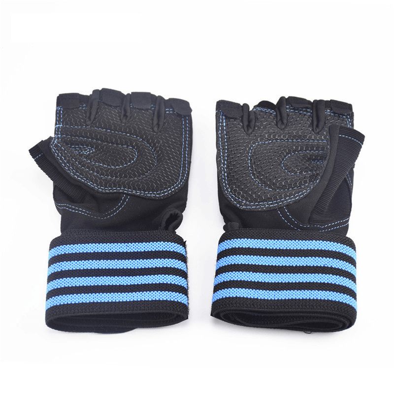 Lint Compressie Polsband Sport Antisliphandschoenen Met Halve Vingers