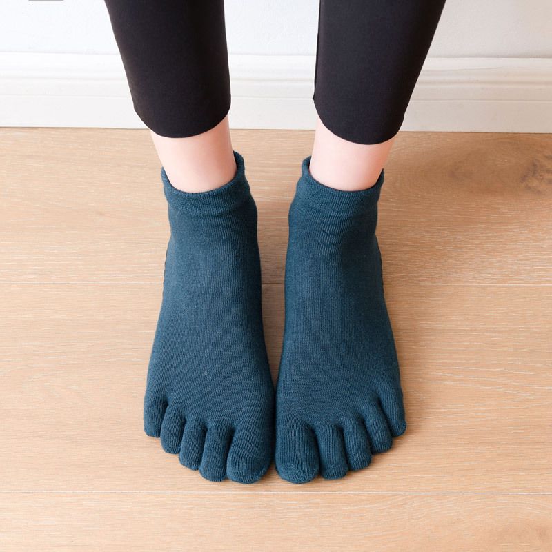 All-inclusive Vijfvingersokken Van Gekamd Katoen Dot Glue Dance Yoga-sokken