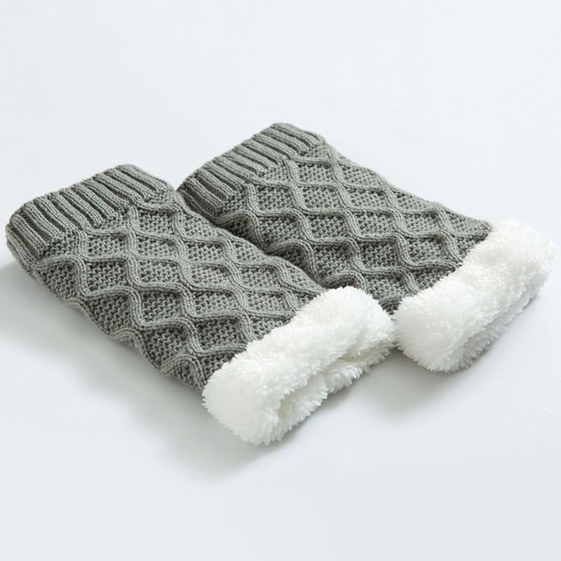 Unisex Winter Beenwarmer Dikker Fleece Liner Pads Sokken