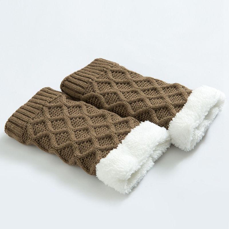 Unisex Winter Beenwarmer Dikker Fleece Liner Pads Sokken