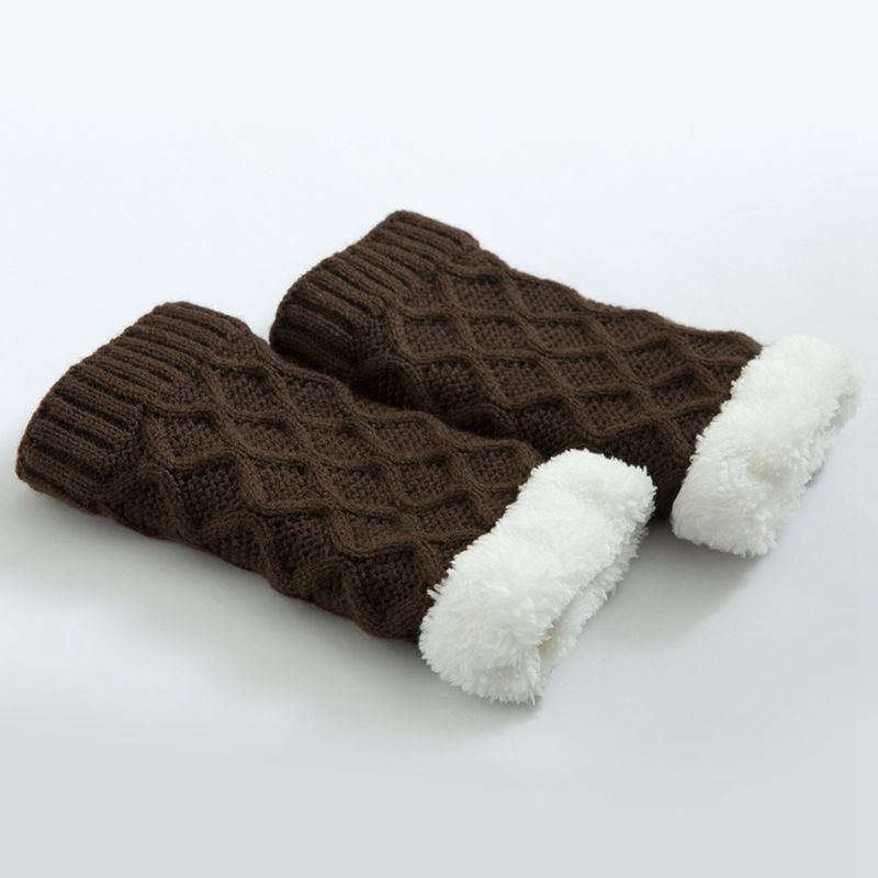 Unisex Winter Beenwarmer Dikker Fleece Liner Pads Sokken