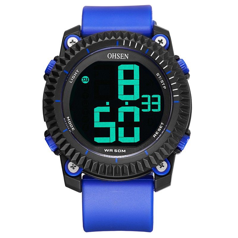 Digitale Horloges Stopwatch Alarm Militaire Sport Zwemmen Heren Led-horloge