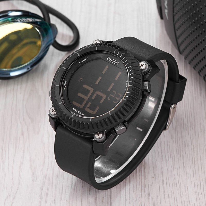 Digitale Horloges Stopwatch Alarm Militaire Sport Zwemmen Heren Led-horloge