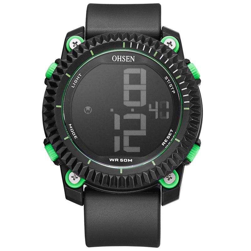 Digitale Horloges Stopwatch Alarm Militaire Sport Zwemmen Heren Led-horloge