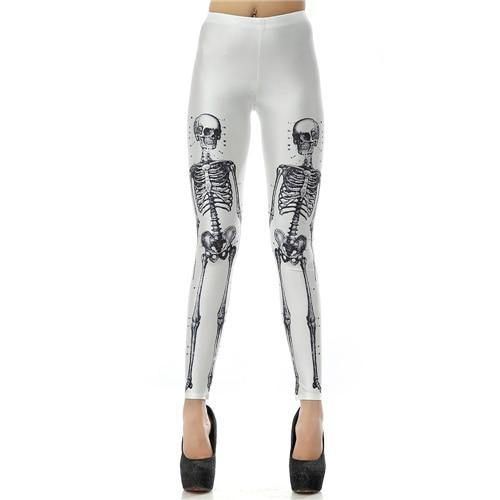 3d Digital Skull Dames Leggings Broek