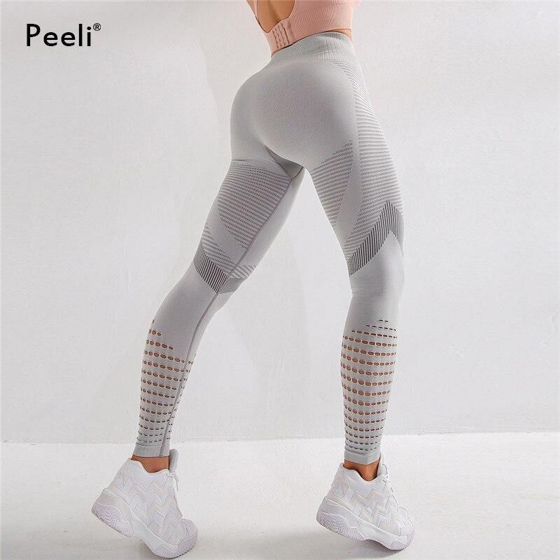 Hoge Taille Naadloze Leggings Yoga Broek Push Up Fitness Strakke Workout Tummy Controle Gym Leggings Atletische Broek Sportkleding