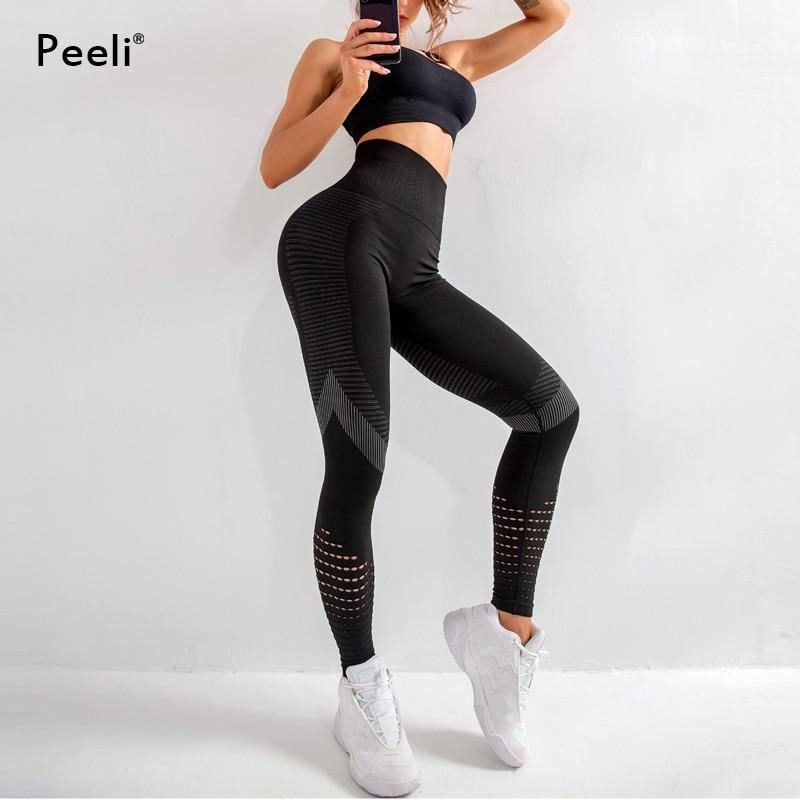 Hoge Taille Naadloze Leggings Yoga Broek Push Up Fitness Strakke Workout Tummy Controle Gym Leggings Atletische Broek Sportkleding