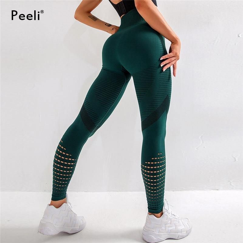 Hoge Taille Naadloze Leggings Yoga Broek Push Up Fitness Strakke Workout Tummy Controle Gym Leggings Atletische Broek Sportkleding