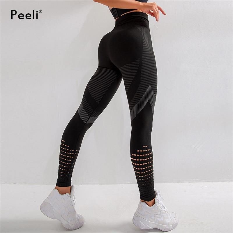 Hoge Taille Naadloze Leggings Yoga Broek Push Up Fitness Strakke Workout Tummy Controle Gym Leggings Atletische Broek Sportkleding