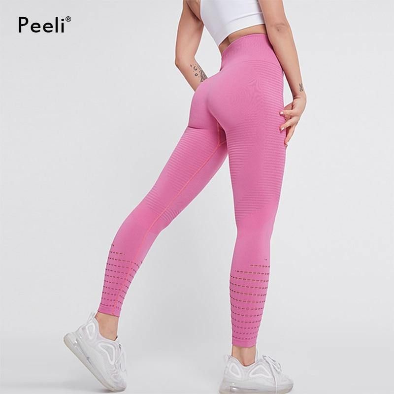 Hoge Taille Naadloze Leggings Yoga Broek Push Up Fitness Strakke Workout Tummy Controle Gym Leggings Atletische Broek Sportkleding