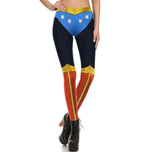 Vrouw Cosplay Comic Legging