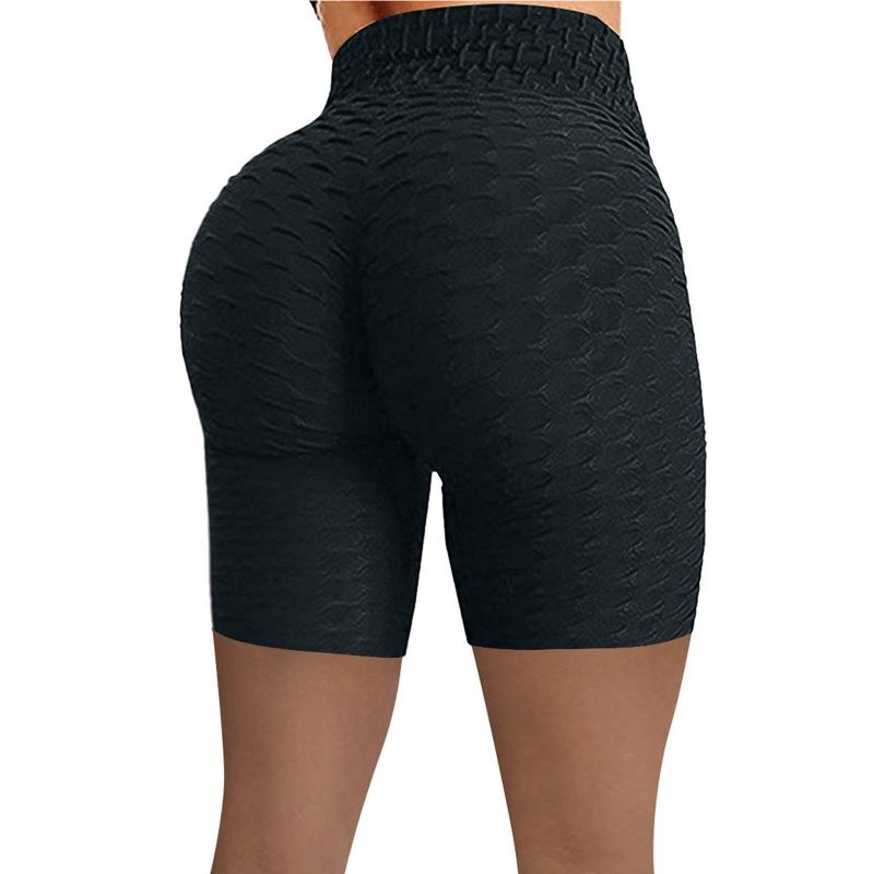 Zomer Gebreide Shorts Hoge Taille Heup Strakke Legging Stretch Hardloop Biker Shorts