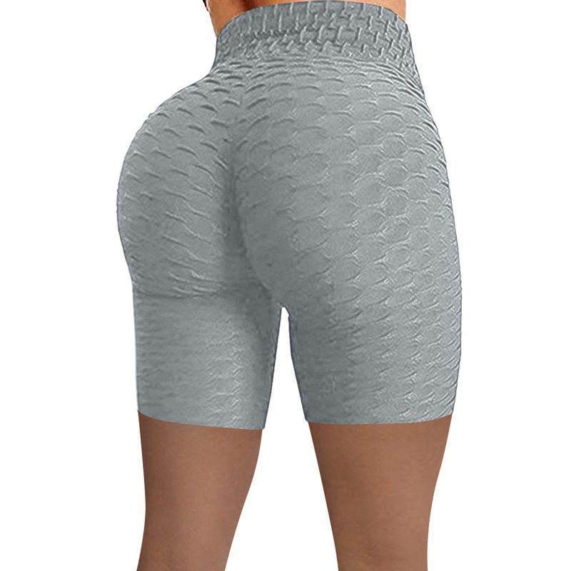 Zomer Gebreide Shorts Hoge Taille Heup Strakke Legging Stretch Hardloop Biker Shorts