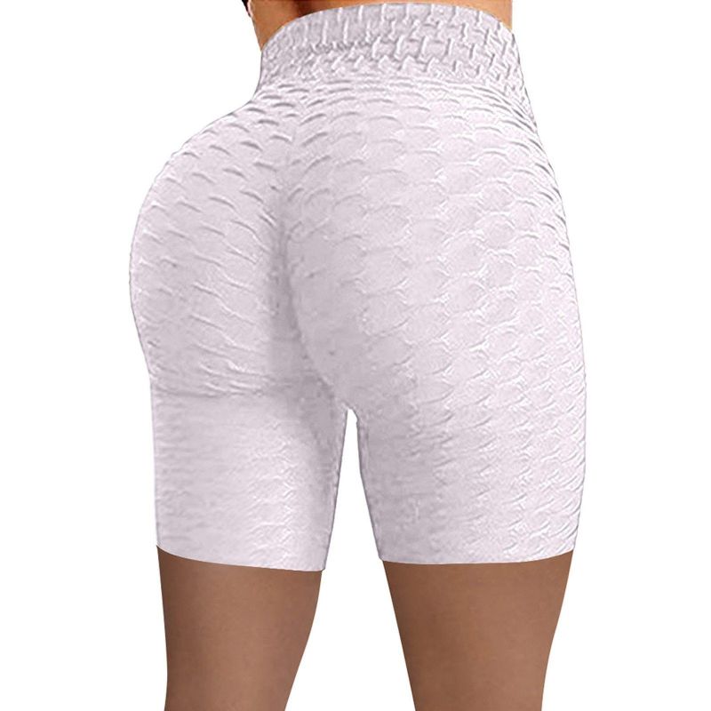 Zomer Gebreide Shorts Hoge Taille Heup Strakke Legging Stretch Hardloop Biker Shorts