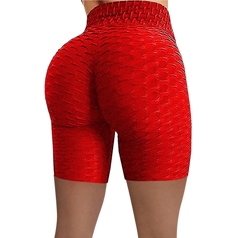 Zomer Gebreide Shorts Hoge Taille Heup Strakke Legging Stretch Hardloop Biker Shorts