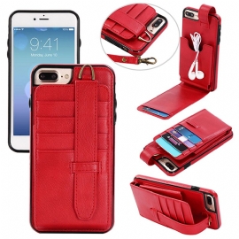 Lederen Multifunctionele Iphone6/6s/6 Plus/6s Plus/7/7 Plus Case Portemonnee Kaarthouder Telefoon Tas