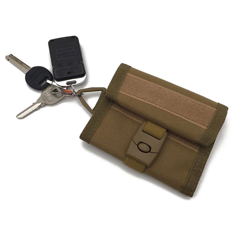 Mannen Tactische Heuptas Outdoor Pouch Militaire Molle Portemonnee Kaarthouder Met Haak